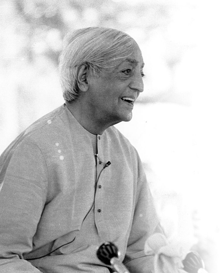 Μέσα στην καρδιά μου παλεύω για σένα, Jiddu Krishnamurti